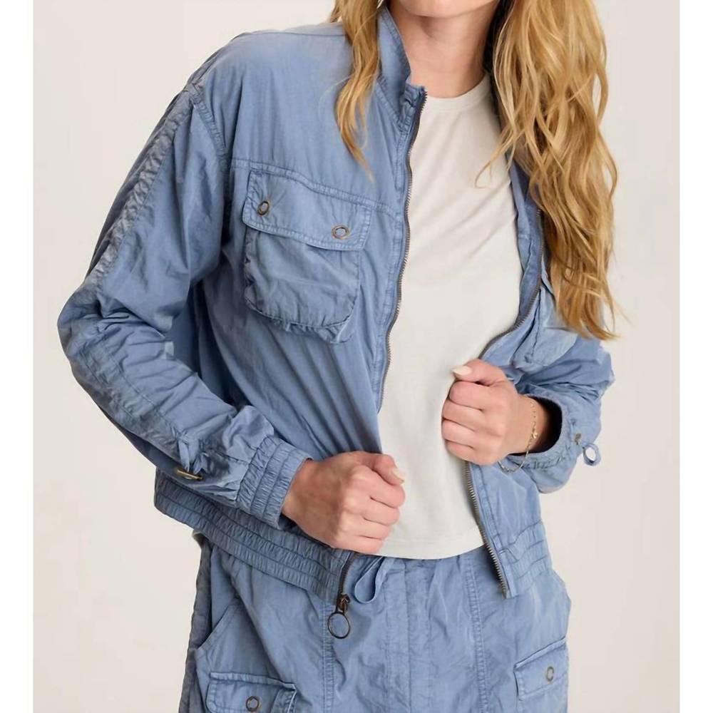 NEW XCVI burris bomber jacket in pacific